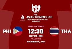 Link trực tiếp giải bóng chuyền U16 vô địch châu Á: Thái Lan tái đấu Philippines 