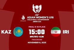 Link trực tiếp giải bóng chuyền U16 vô địch châu Á: Kazakhstan vs Iran