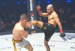 Muhammad Mokaev tung cú "đá đôi" knockout đối thủ tại Brave CF 100