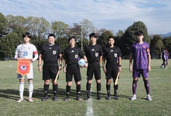 U17 Việt Nam hòa đội bóng đại học ở Nhật Bản