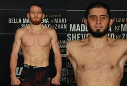 Islam Makhachev và Jack Della Maddalena lên cân thành công cho UFC 322