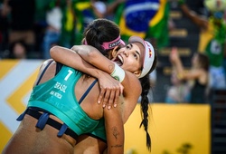 Brazil và CH Séc cạnh tranh tấm vé nhất bảng F giải bóng chuyền bãi biển VĐTG