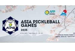 JOOLA tài trợ giải thưởng cho nội dung Đội 19+ tại Asia Pickleball Games 2025
