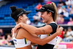Thâmela Coradello/Victoria Lopes và Tina Graudina/Anastasija Samoilova giành vé bán kết FIVB 2025