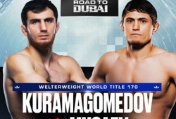 Ramazan Kuramagomedov đối đầu Shamil Musaev tranh đai Welterweight đầu tiên của PFL tại Dubai