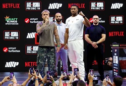 Những bức ảnh gây sốc vì Jake Paul lép vế trước Anthony Joshua