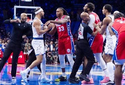 Một cầu thủ bị đuổi, 4 người nhận lỗi kỹ thuật trong vụ ẩu đả giữa Orlando Magic và Philadelphia 76ers