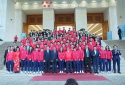 Chùm ảnh Lễ xuất quân của Đoàn Thể thao Việt Nam dự SEA Games 33