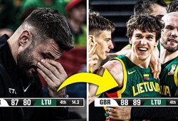 Huyền thoại NBA Reggie Miller ngả mũ thán phục "9 điểm trong 15 giây" của tay ném Lithuania