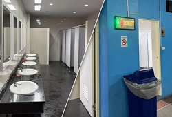 Báo Thái Lan lật tẩy... "khu vệ sinh bạc triệu" của sân Rajamangala sau sự cố hỏng đèn chiếu sáng