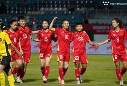 Trực tiếp Nữ Việt Nam 1-0 Nữ Malaysia - Bàn mở tỷ số đầy bất ngờ