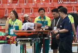 “Tai nạn kép” SEA Games 33: Hậu vệ U22 Lào vừa chấn thương nặng vừa bị thẻ đỏ