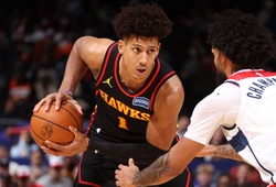 Ứng viên MIP Jalen Johnson lập cú đúp triple-double trong 2 ngày, gánh vác Atlanta Hawks