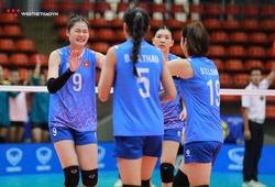 Tuyển bóng chuyền nữ Việt Nam áp đảo Myanmar trong ngày ra quân SEA Games 33