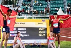 Điền kinh Việt Nam trả nợ kỷ lục Thái Lan nội dung 4x400m SEA Games