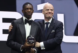 Dembele giành giải The Best với 50 điểm, vượt qua Lamine Yamal và Mbappe