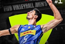 Alessandro Michieletto nhận danh hiệu VĐV bóng chuyền nam xuất sắc nhất năm 2025