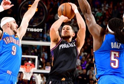 Devin Booker sắm vai người hùng với cú game-winner, Suns chấm dứt chuỗi thắng của ĐKVĐ Thunder