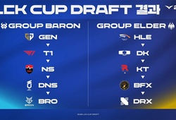 Bốc thăm chia bảng LCK Cup 2026: T1 và GEN chung bảng