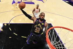LeBron James lỡ hẹn Triple-double lịch sử NBA: Đẳng cấp tuổi 41 vẫn quá khác biệt