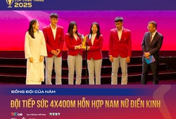 Đội hình chạy tiếp sức 4x400m hỗn hợp nam nữ lên ngôi ở Cúp Chiến thắng 2025 sau "màn trả nợ ngọt ngào"