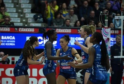 Imoco tiếp tục thể hiện phong độ đáng kinh ngạc, băng băng tiến về đích giải VĐQG Ý