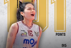 Vi Thị Như Quỳnh ghi 101 điểm sau 7 trận ProLiga Indonesia, dẫn đầu Medan Falcons