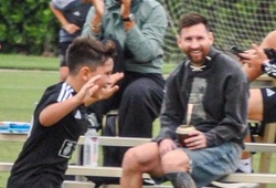 Bàn thắng của Messi từ một góc không tưởng khi xem con trai thi đấu cho Inter Miami