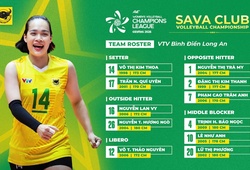 VTV Bình Điền Long An chốt 11 thành viên dự Playoffs AVC Champions League