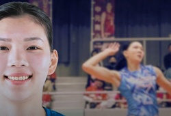 Bích Thuỷ liên tục block đối thủ nhưng chưa đủ tạo nên bất ngờ