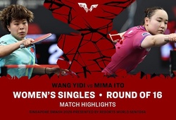 Wang Yidi lội ngược dòng trước Ito Mima: Bản lĩnh chiến thuật và chiều sâu kỹ thuật tại Singapore Smash 2026