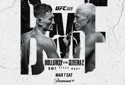 Lịch thi đấu UFC 326: Max Holloway cược đai BMF trước "Do Bronx"