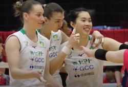 Thanh Thúy cùng Gunma Green Wings tiếp tục trải qua trận đấu 5 set nghẹt thở