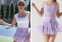 Váy pickleball 60 USD của Taylor Swift gây “sốt” mạng xã hội