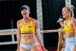 Bộ đôi Mỹ vào bán kết ngay giải đầu tiên thi đấu cùng nhau tại Beach Pro Tour