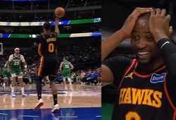 Cú ném điên rồ nhất mùa giải: Jonathan Kuminga vô tình ghi điểm từ khoảng cách toàn sân