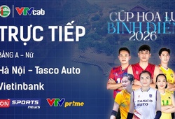 Link trực tiếp cúp bóng chuyền Hoa Lư hôm nay: Hà Nội Tasco Auto vs Vietinbank