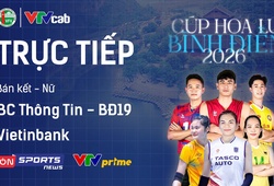 Link trực tiếp cúp bóng chuyền Hoa Lư hôm nay: Binh Chủng Thông Tin vs Vietinbank