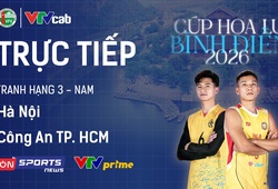 Link trực tiếp cúp bóng chuyền Hoa Lư hôm nay: Công An Tp.HCM vs Hà Nội