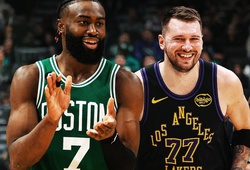 Jaylen Brown thán phục phong độ MVP "hủy diệt" của Luka Doncic tại Los Angeles Lakers
