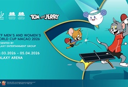 Tom & Jerry “đổ bộ” World Cup Macao 2026: Cú bắt tay lịch sử giữa bóng bàn và hoạt hình huyền thoại