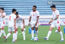 Tuyển Việt Nam thoải mái ở buổi tập cuối trước trận gặp Malaysia