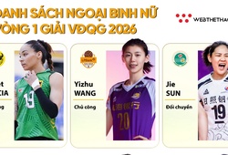 9 ngoại binh nữ tại giải bóng chuyền VĐQG 2026: Cuộc đua chất lượng và đa dạng