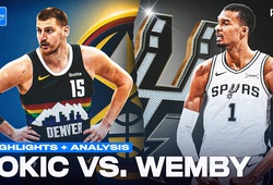 Đại chiến NBA MVP: Nikola Jokic ngả mũ thán phục bộ kỹ năng "độc nhất vô nhị" của Victor Wembanyama