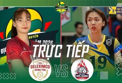 Link trực tiếp giải bóng chuyền VĐQG 2026 hôm nay: Hoá chất Đức Giang vs Geleximco Hưng Yên