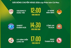 Lịch thi đấu giải bóng chuyền VĐQG 9/4: Những cuộc đụng độ chênh lệch