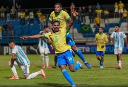 Thắng đậm Argentina, Brazil sớm giành vé đi tiếp ở giải U17 Nam Mỹ