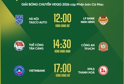 Lịch thi đấu bóng chuyền VĐQG 2026 ngày 12/4: Loạt trận hứa hẹn bùng nổ, tâm điểm đại chiến nam