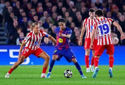 Atletico-Barcelona: Đội chơi hiệu quả nhất đối đầu với đội kiểm soát bóng tốt thứ hai