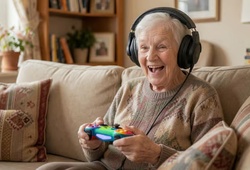 Cụ bà 91 tuổi mải chơi game, “bỏ qua” cả cảnh sát khi đang phá kỷ lục